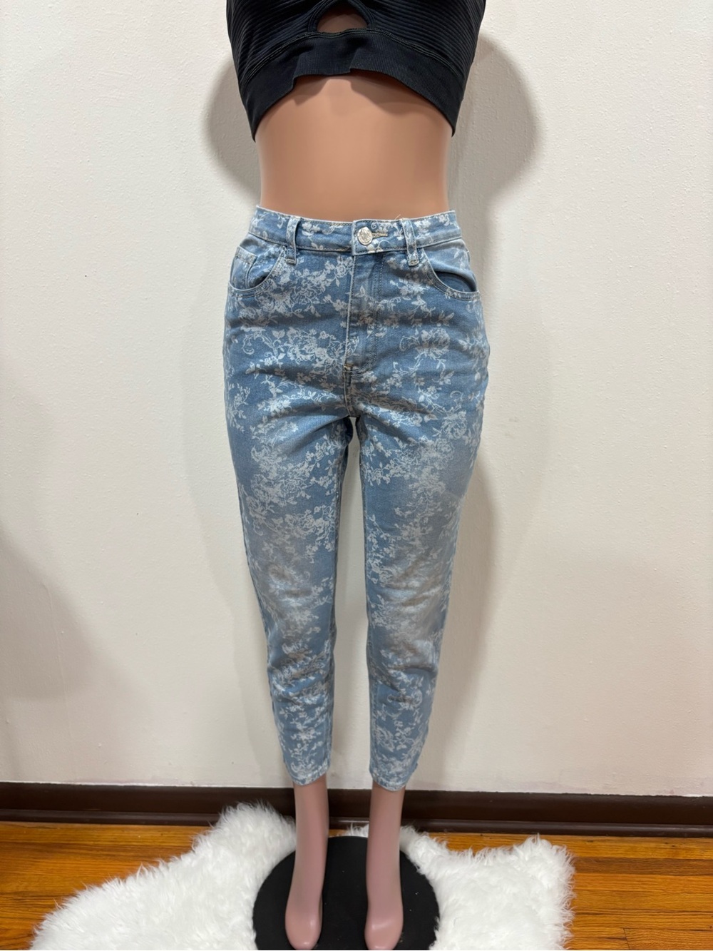 Vintage Floral Jeans